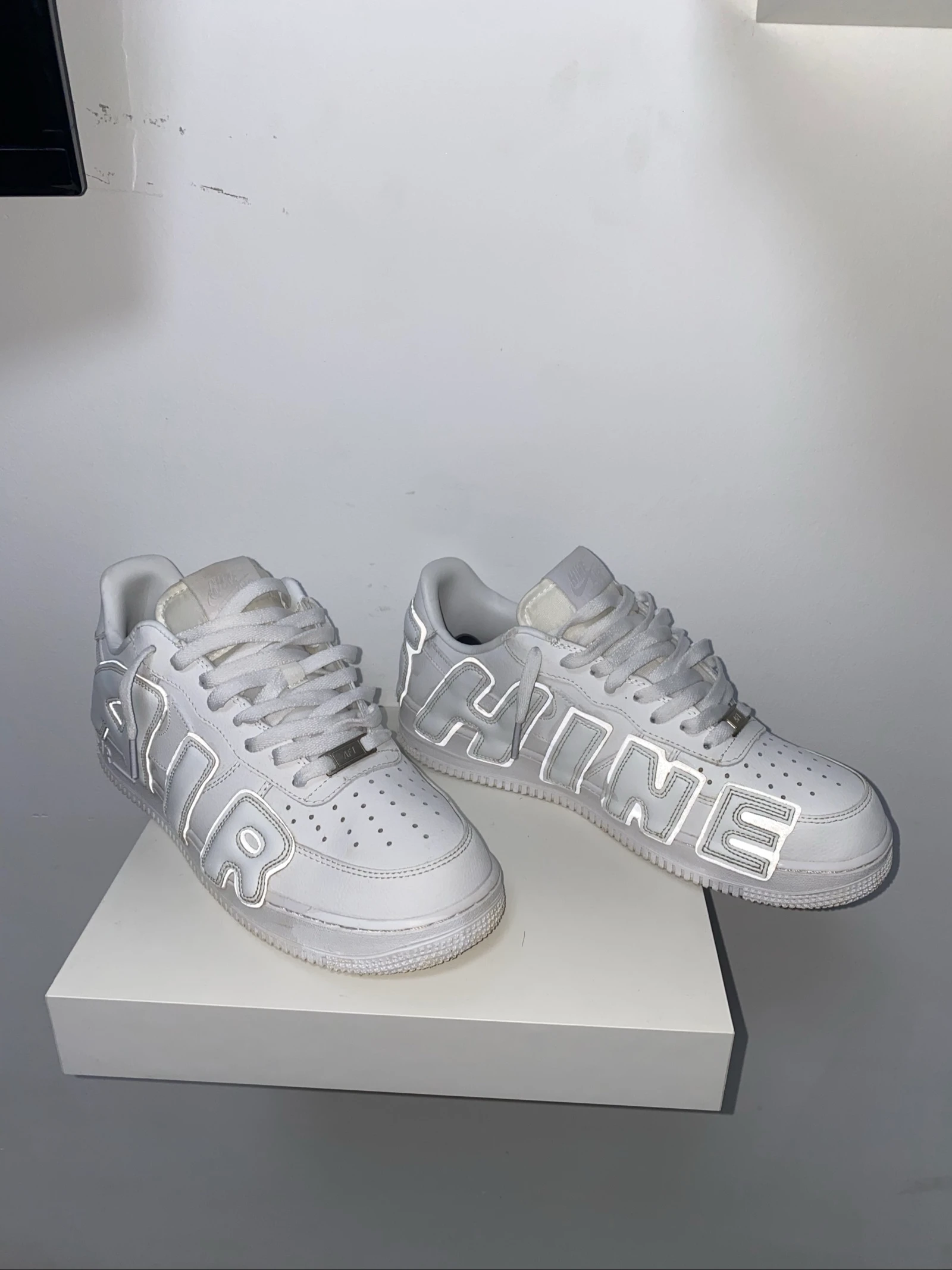 Nike Air Force 1 Low White Reflective – Maat 43 – Zeer goede staat – photo 5